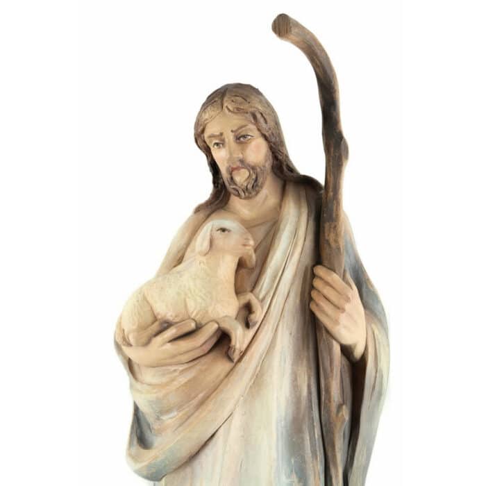 Dobry Pasterz (model 2) rzeźba drewniana – dekoracja gabinetu