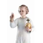 Dziecko Jezus - Błogosławieństwo figura drewniana – prezent na rocznicę ślubu