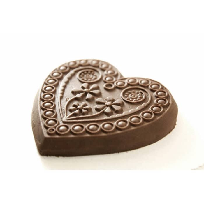 Forma do Piernika - Foremka do ciasteczek (Serce 2) rzeźba drewniana – dekoracja gabinetu