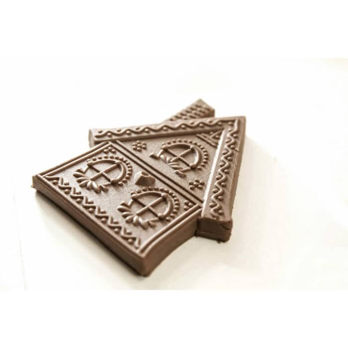 Forma do Piernika - Forma do ciasteczek (Chatka z Piernika) rzeźba drewniana – dekoracja biura