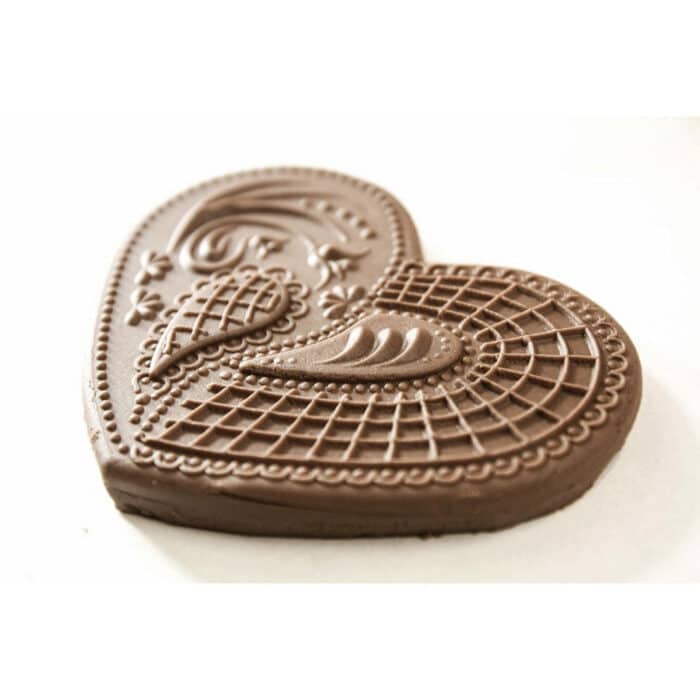 Forma do Piernika - Foremka do ciasteczek (Serce 3) rzeźba drewniana – dekoracja biura