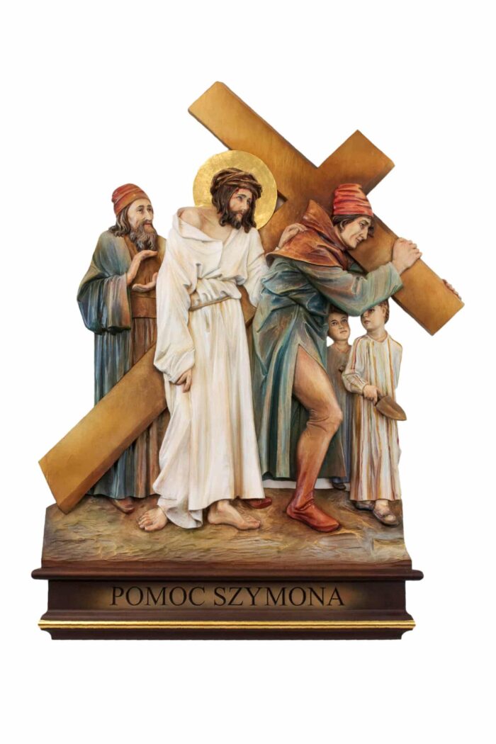 Viktor-Art – Droga Krzyżowa - Stacja - Jezus Chrystus - Polichromia