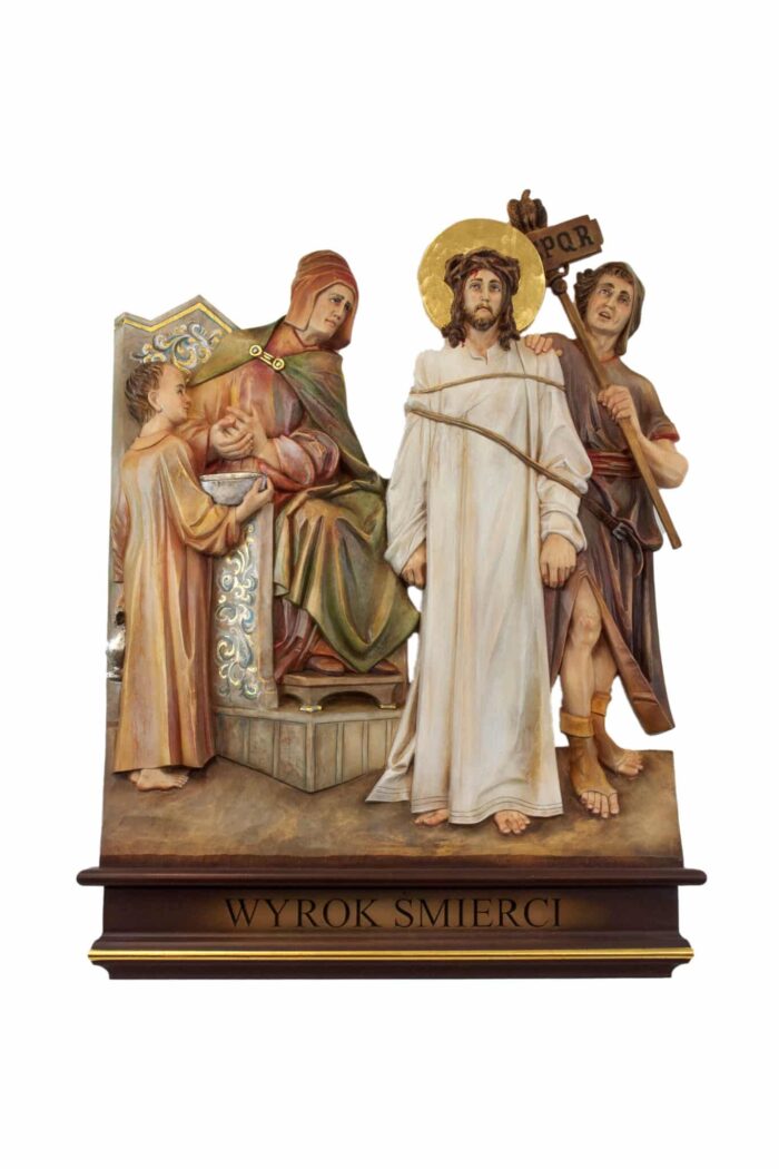 Viktor-Art – Droga Krzyżowa - Stacja - Jezus Chrystus - Polichromia