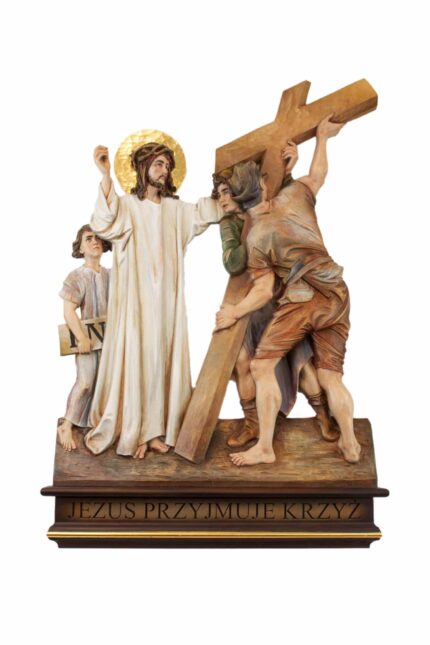 Viktor-Art – Droga Krzyżowa - Stacja - Jezus Chrystus - Polichromia