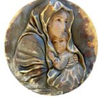 Drewniana Maryja Patron Podróżników - prezent dla kierowcy - widok główny
